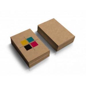 Imagen de tarjeta kraft