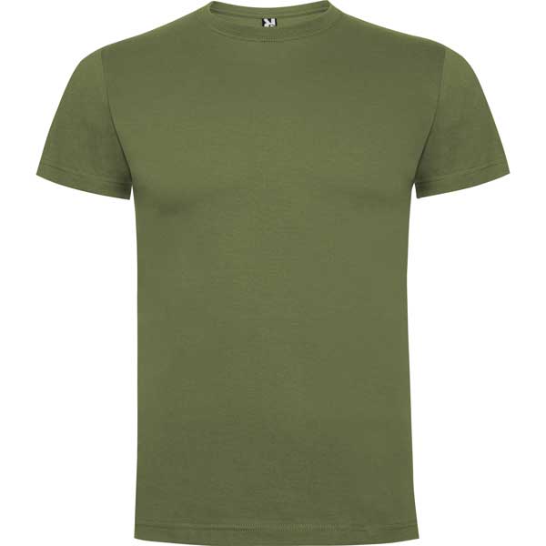 Camiseta hombre verde caqui