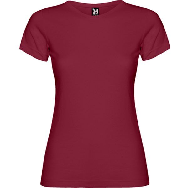 Camiseta mujer granate
