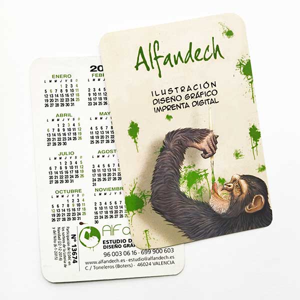 Calendario de bolsillo